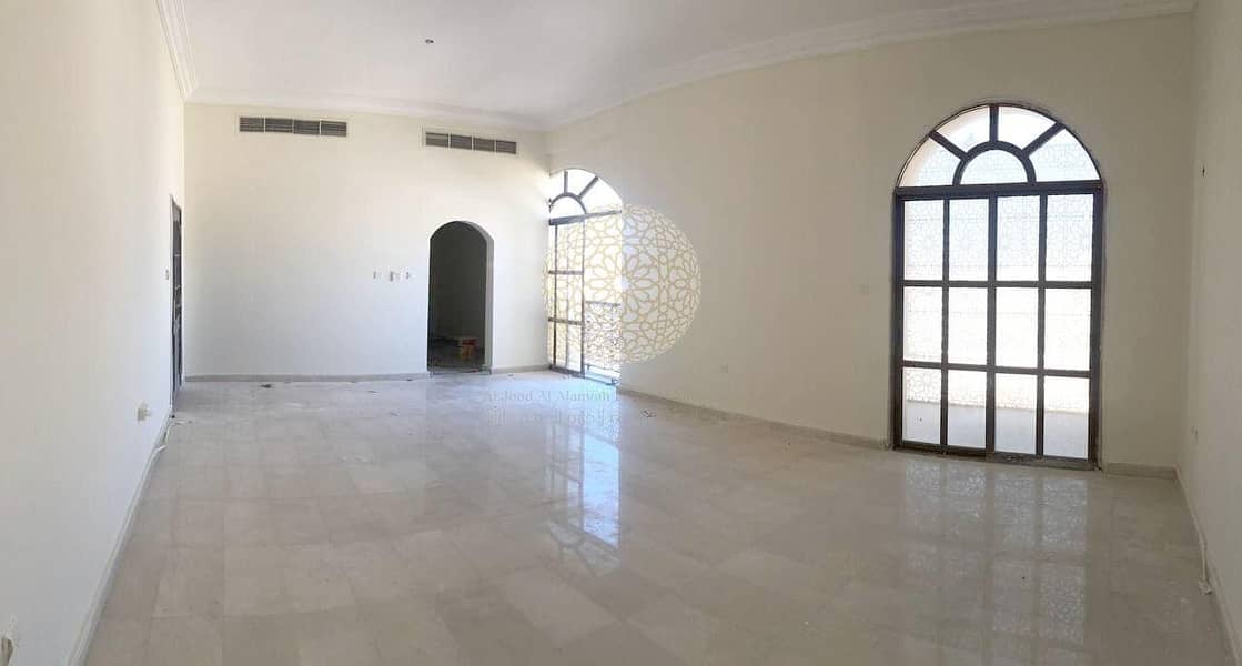 8 SUPER DELUXE 6 MASTER BEDROOM SEMI INDEPENDENT VILLA WITH BIG HOSH FOR RENT IN KHALIFA CITY A