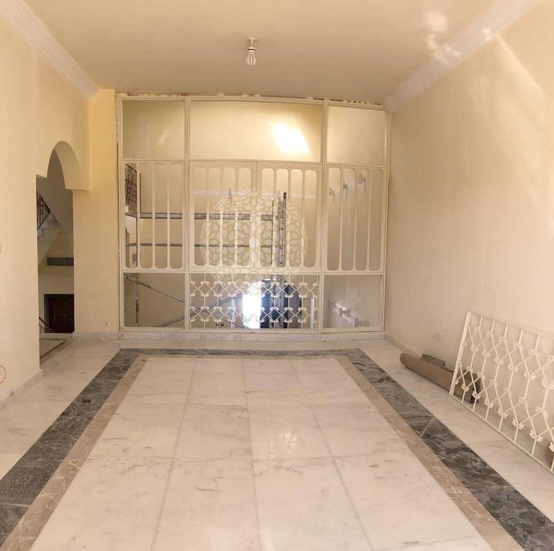 12 SUPER DELUXE 6 MASTER BEDROOM SEMI INDEPENDENT VILLA WITH BIG HOSH FOR RENT IN KHALIFA CITY A