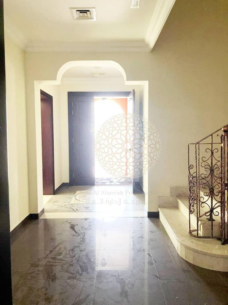 10 4 MASTER BEDROOM INDEPENDENT VILLA LOCATED IN A PERFECT PLACE IN KHALIFA CITY A WITH DRIVER ROOM
