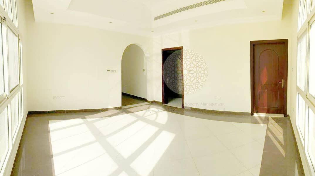 14 4 MASTER BEDROOM INDEPENDENT VILLA LOCATED IN A PERFECT PLACE IN KHALIFA CITY A WITH DRIVER ROOM