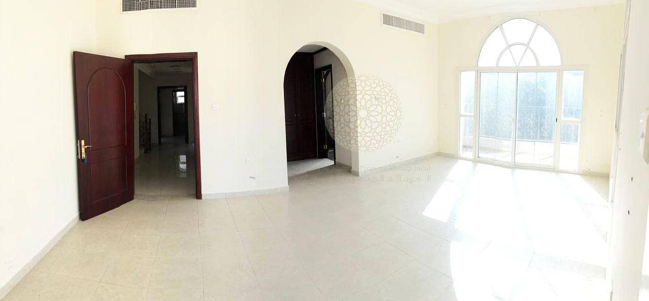 17 4 MASTER BEDROOM INDEPENDENT VILLA LOCATED IN A PERFECT PLACE IN KHALIFA CITY A WITH DRIVER ROOM