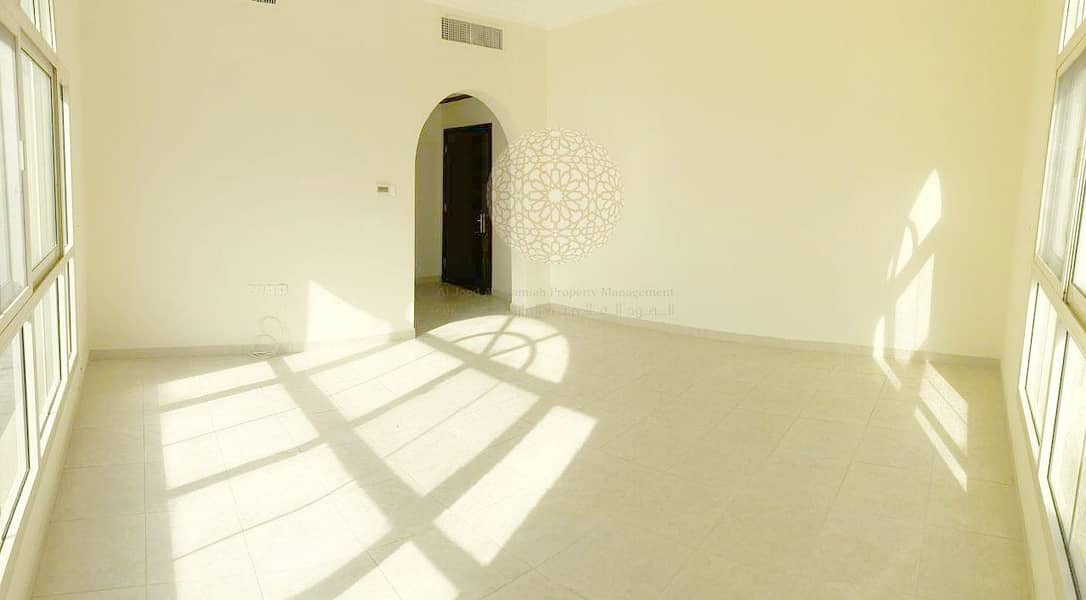 18 4 MASTER BEDROOM INDEPENDENT VILLA LOCATED IN A PERFECT PLACE IN KHALIFA CITY A WITH DRIVER ROOM