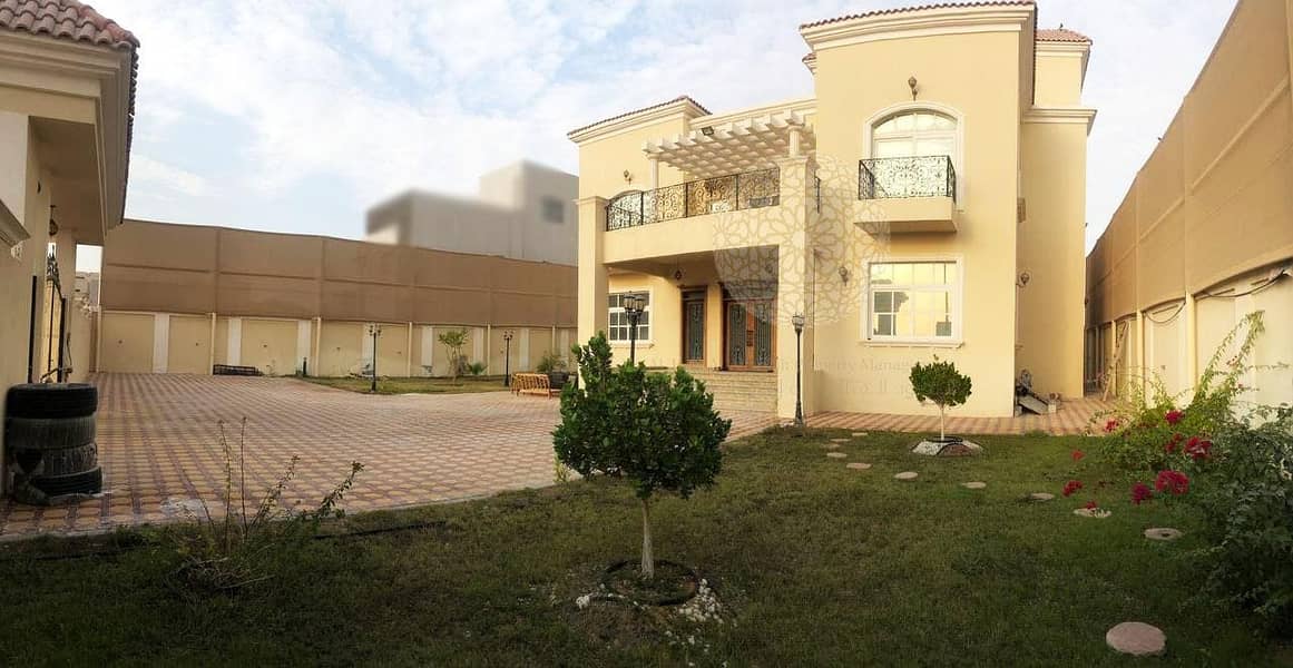 2 LUXURIOUS FULLY FURNISHED VILLA WITH 6 MASTER BEDROOM AND DRIVER ROOM FOR RENT IN MOHAMMED BIN ZAYED CITY