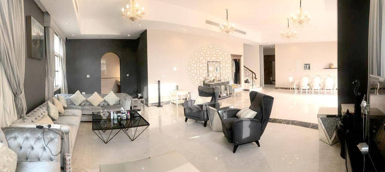 8 LUXURIOUS FULLY FURNISHED VILLA WITH 6 MASTER BEDROOM AND DRIVER ROOM FOR RENT IN MOHAMMED BIN ZAYED CITY