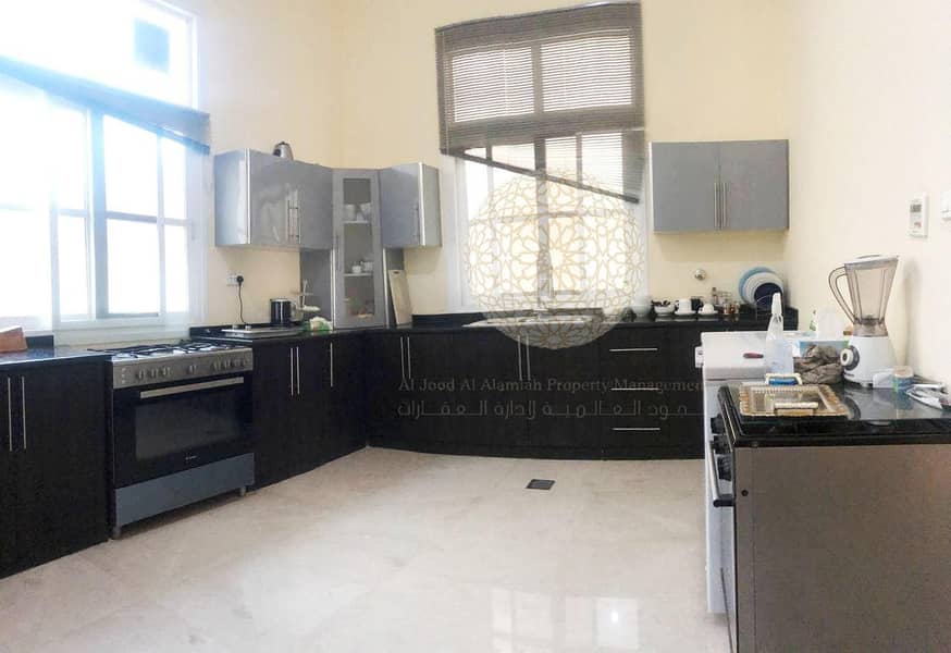 28 LUXURIOUS FULLY FURNISHED VILLA WITH 6 MASTER BEDROOM AND DRIVER ROOM FOR RENT IN MOHAMMED BIN ZAYED CITY