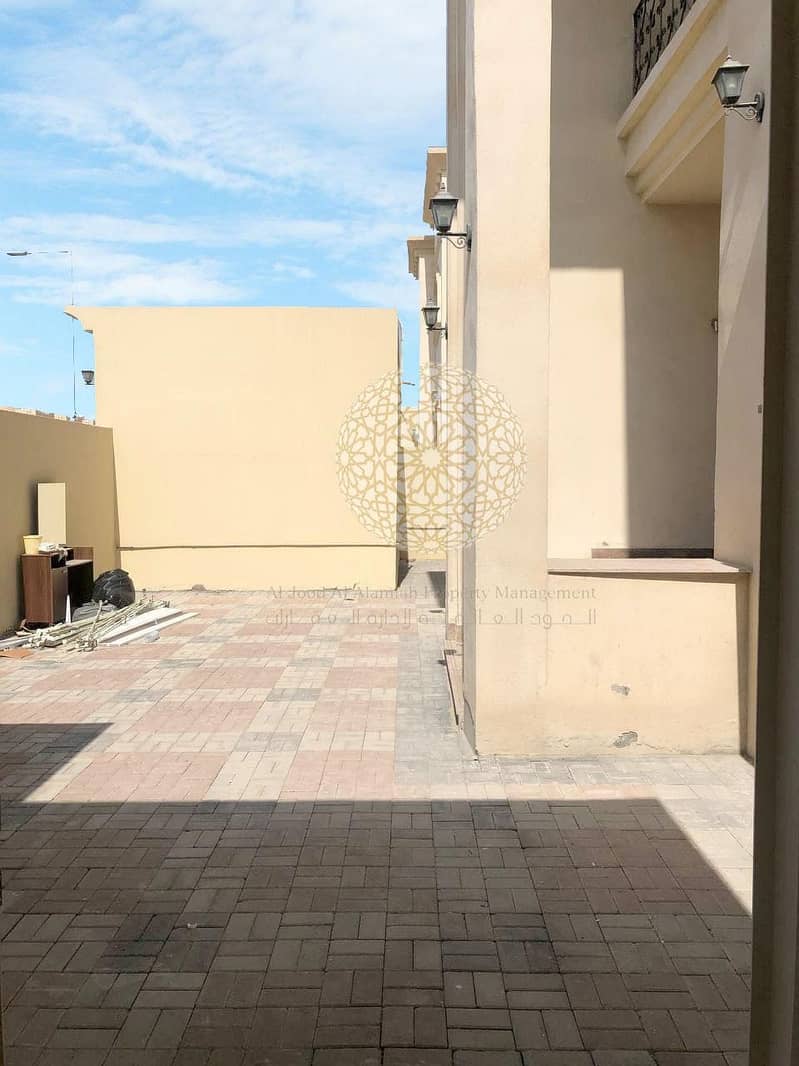 4 STUNNING INDEPENDENT 6 MASTER BEDROOM VILLA WITH DRIVER ROOM FOR RENT IN KHALIFA CITY A