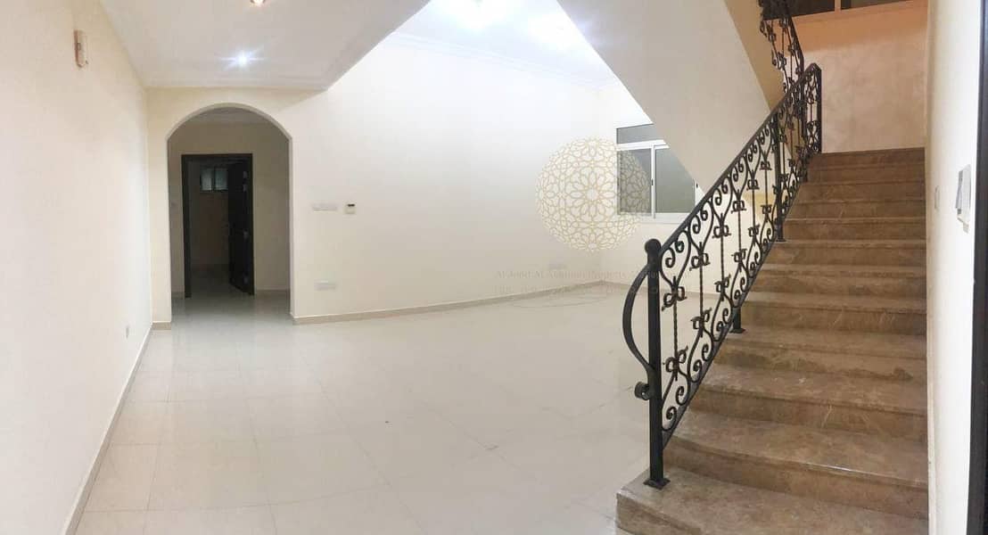 12 STUNNING INDEPENDENT 6 MASTER BEDROOM VILLA WITH DRIVER ROOM FOR RENT IN KHALIFA CITY A