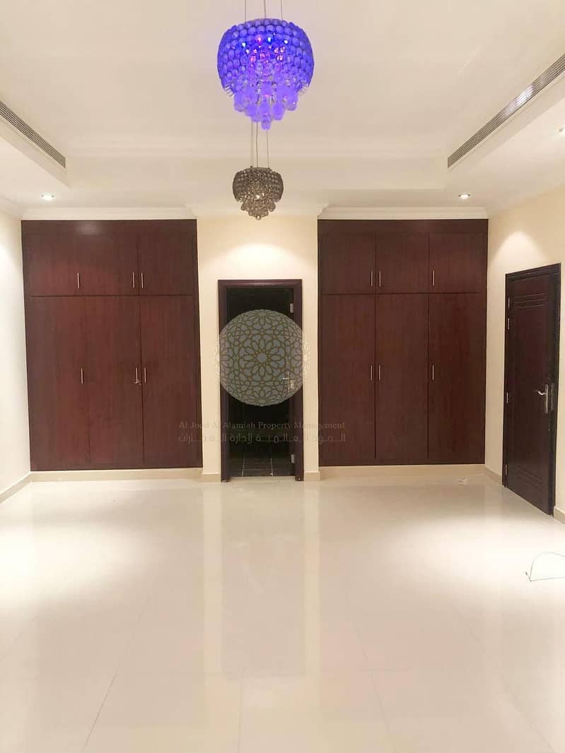 15 STUNNING INDEPENDENT 6 MASTER BEDROOM VILLA WITH DRIVER ROOM FOR RENT IN KHALIFA CITY A
