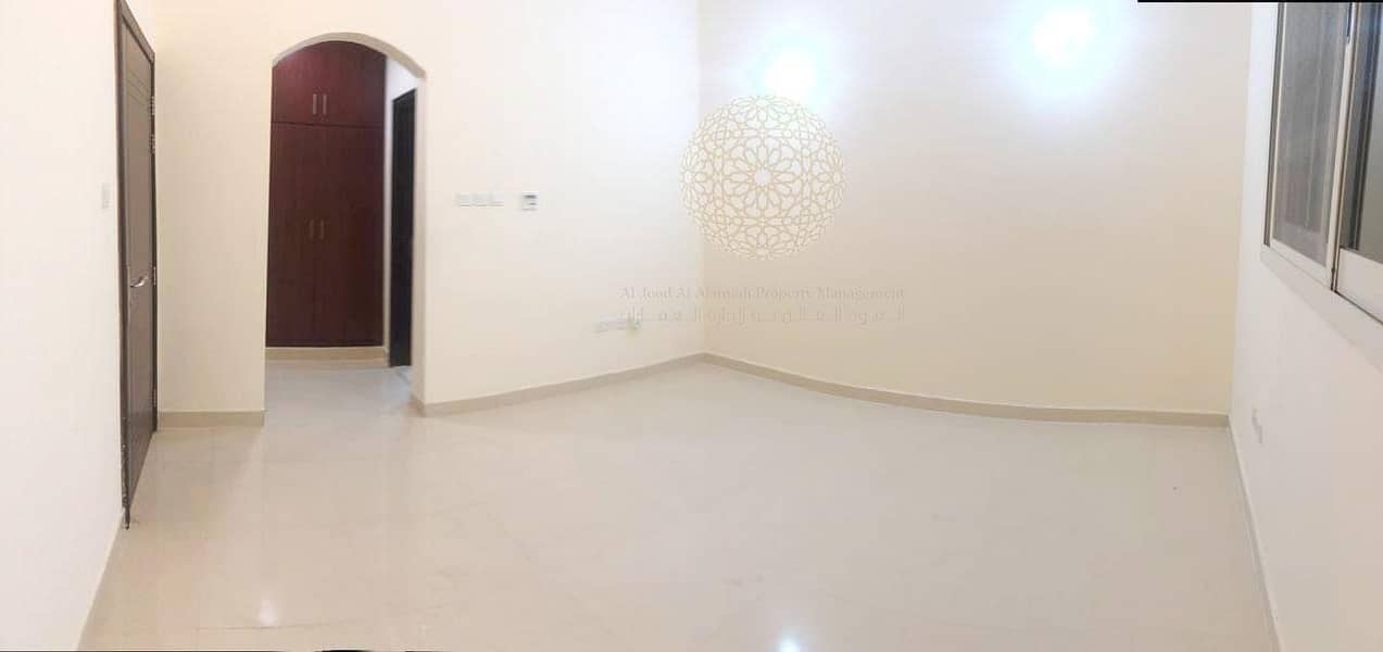 18 STUNNING INDEPENDENT 6 MASTER BEDROOM VILLA WITH DRIVER ROOM FOR RENT IN KHALIFA CITY A