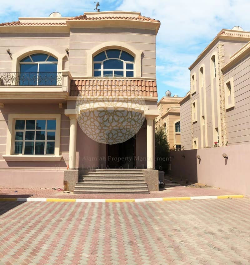 AMAZING 4 BEDROOM INDEPENDENT VILLA WITH MAID ROOM FOR RENT IN KHALIFA A