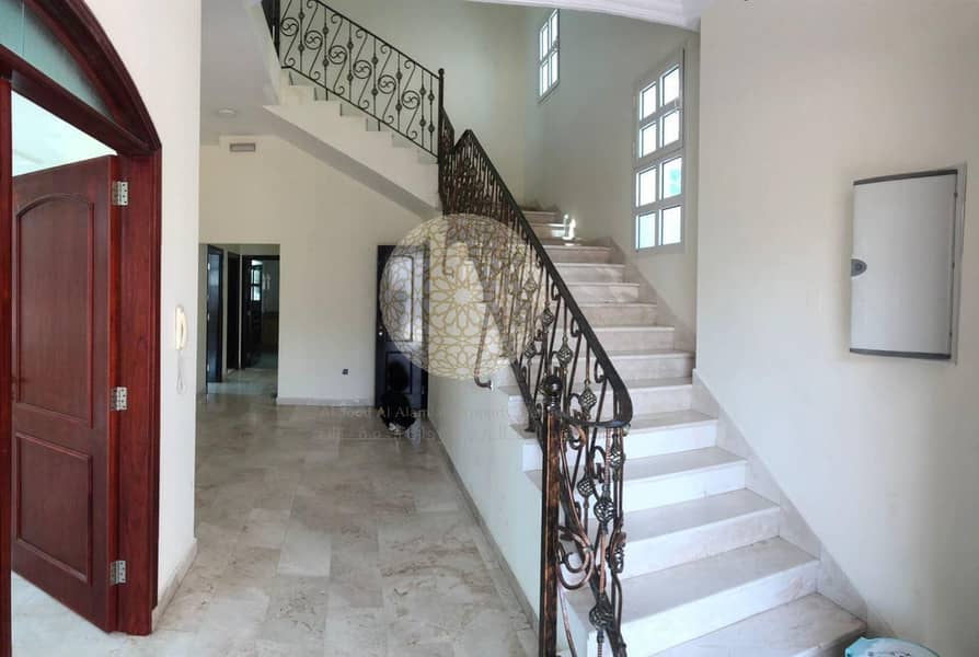 10 AMAZING 4 BEDROOM INDEPENDENT VILLA WITH MAID ROOM FOR RENT IN KHALIFA A