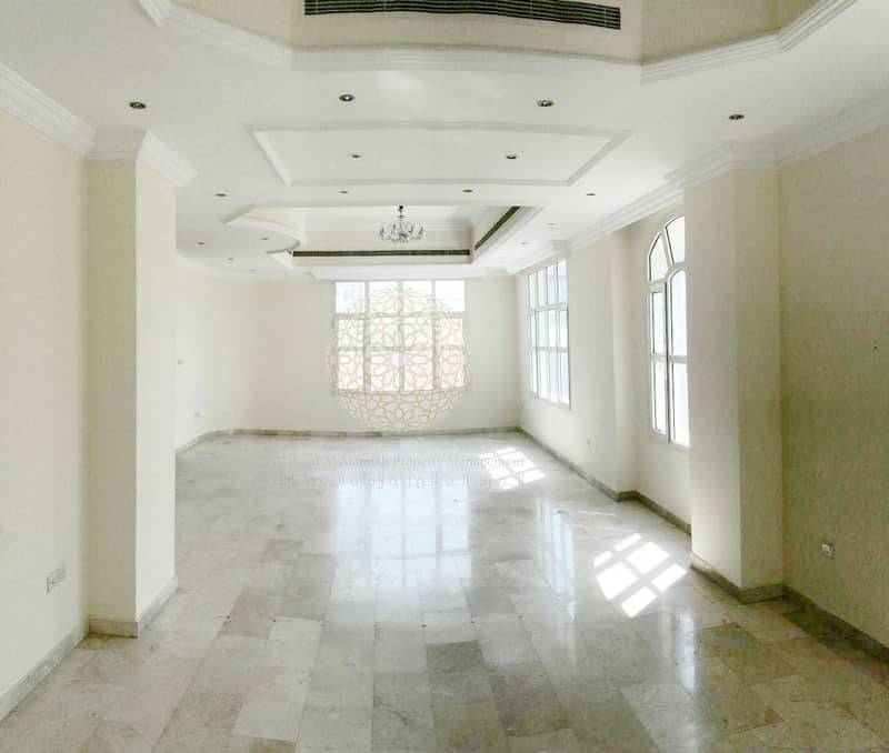13 AMAZING 4 BEDROOM INDEPENDENT VILLA WITH MAID ROOM FOR RENT IN KHALIFA A