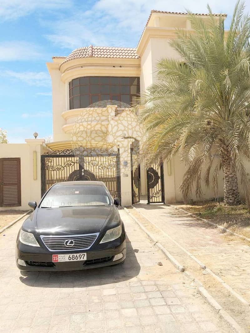 EXCELLENT FINISHING 5 MASTER BEDROOM  SEMI INDEPENDENT VILLA FOR RENT IN KHALIFA CITY A