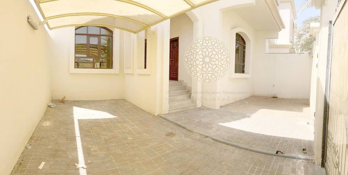 2 EXCELLENT FINISHING 5 MASTER BEDROOM  SEMI INDEPENDENT VILLA FOR RENT IN KHALIFA CITY A