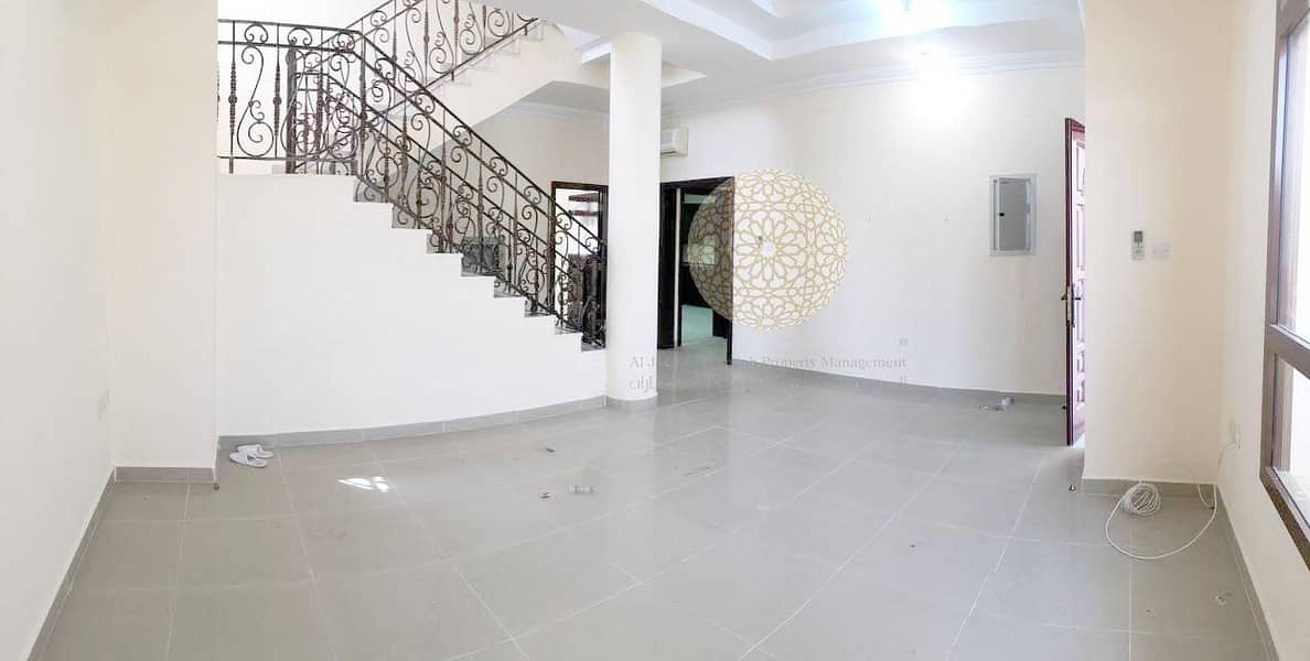 4 EXCELLENT FINISHING 5 MASTER BEDROOM  SEMI INDEPENDENT VILLA FOR RENT IN KHALIFA CITY A