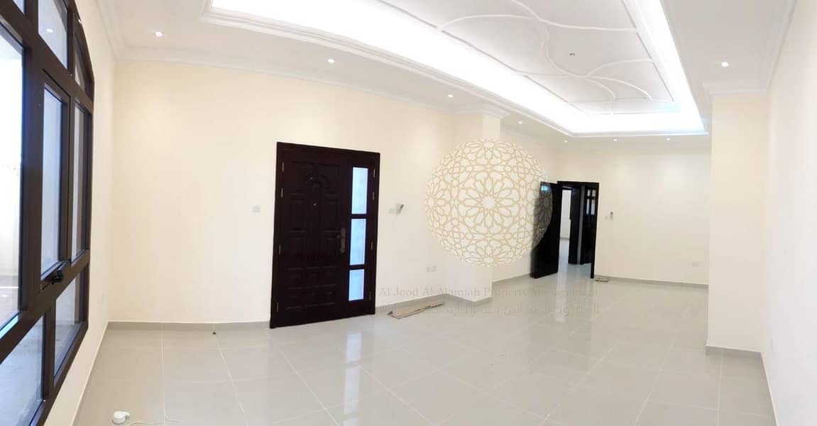5 EXCELLENT FINISHING 5 MASTER BEDROOM  SEMI INDEPENDENT VILLA FOR RENT IN KHALIFA CITY A