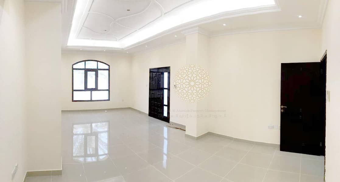 6 EXCELLENT FINISHING 5 MASTER BEDROOM  SEMI INDEPENDENT VILLA FOR RENT IN KHALIFA CITY A