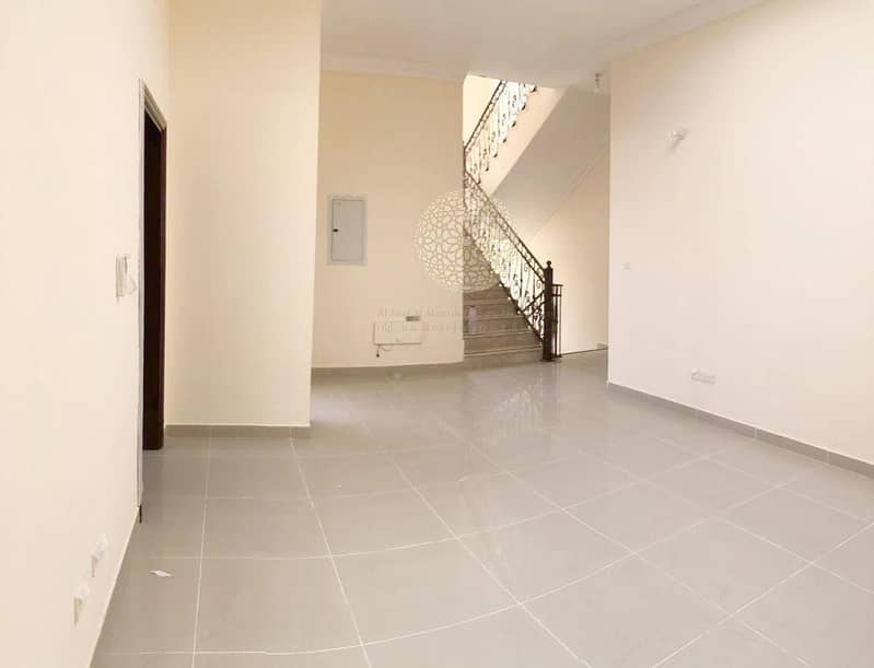 7 EXCELLENT FINISHING 5 MASTER BEDROOM  SEMI INDEPENDENT VILLA FOR RENT IN KHALIFA CITY A