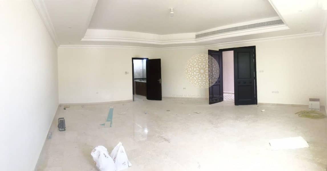 6 SWEET 5 BEDROOM SEMI INDEPENDENT VILLA WITH BIG YARD FOR RENT IN KHALIFA CITY A