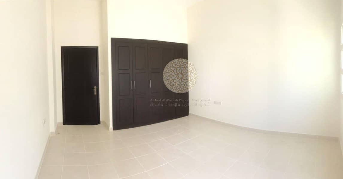 7 SWEET 5 BEDROOM SEMI INDEPENDENT VILLA WITH BIG YARD FOR RENT IN KHALIFA CITY A