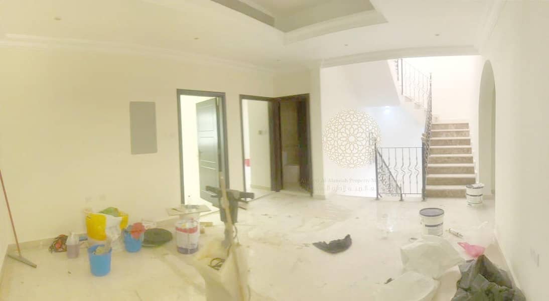9 SWEET 5 BEDROOM SEMI INDEPENDENT VILLA WITH BIG YARD FOR RENT IN KHALIFA CITY A