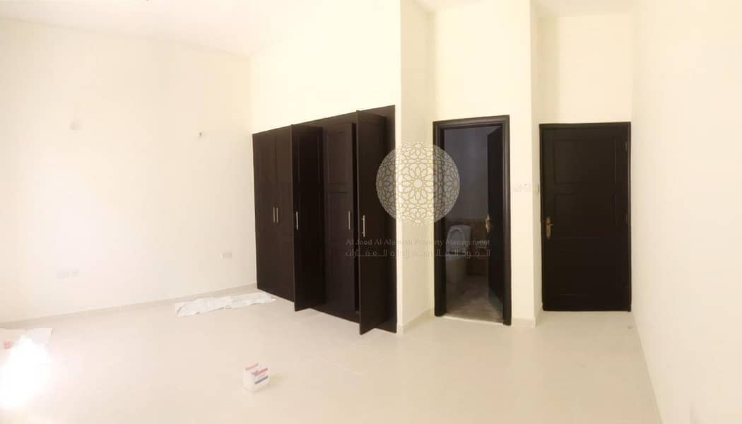 10 SWEET 5 BEDROOM SEMI INDEPENDENT VILLA WITH BIG YARD FOR RENT IN KHALIFA CITY A