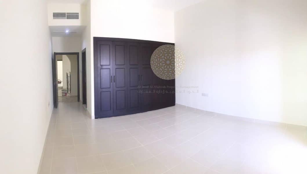 12 SWEET 5 BEDROOM SEMI INDEPENDENT VILLA WITH BIG YARD FOR RENT IN KHALIFA CITY A