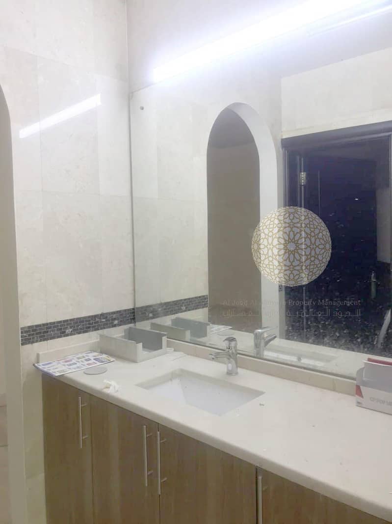 15 SWEET 5 BEDROOM SEMI INDEPENDENT VILLA WITH BIG YARD FOR RENT IN KHALIFA CITY A