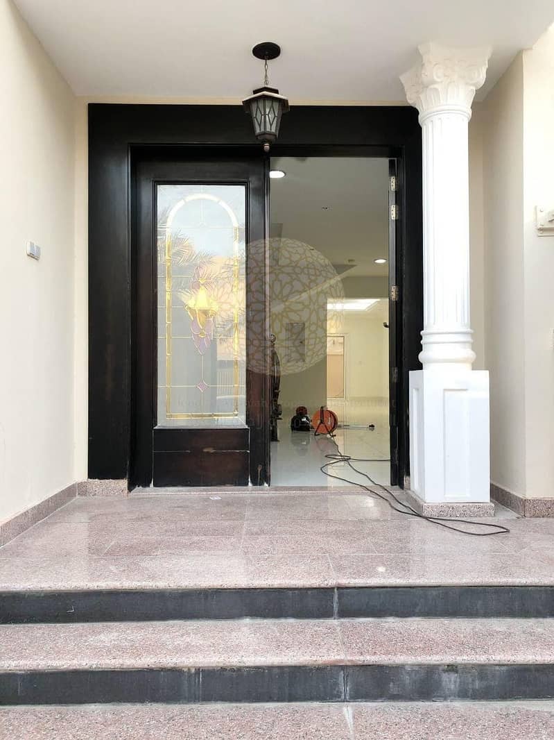 4 GORGEOUS 4 MASTER BEDROOM SEMI INDEPENDENT VILLA WITH MAID ROOM FOR RENT IN KHALIFA CITY A