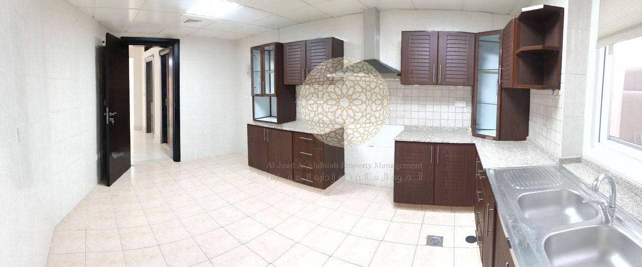 22 GORGEOUS 4 MASTER BEDROOM SEMI INDEPENDENT VILLA WITH MAID ROOM FOR RENT IN KHALIFA CITY A