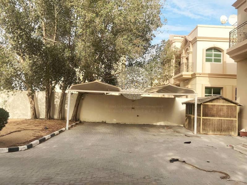 4 STUNNING STAND ALONE  5 MASTER BEDROOM VILLA WITH MAID ROOM AND DRIVER ROOM FOR RENT IN KHALIFA CITY A