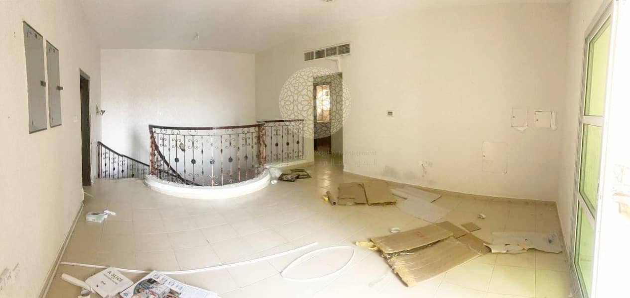 13 STUNNING STAND ALONE  5 MASTER BEDROOM VILLA WITH MAID ROOM AND DRIVER ROOM FOR RENT IN KHALIFA CITY A