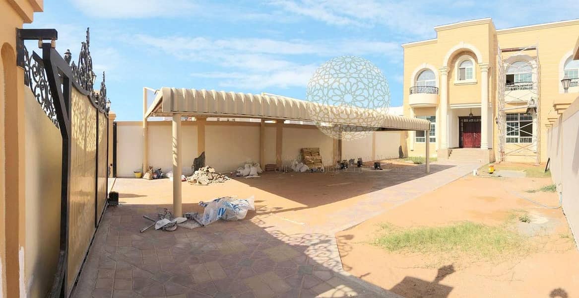2 EXCELLENT VILLA WITH 5 MASTER BEDROOM AND KITCHEN INSIDE AND OUTSIDE FOR RENT IN KHALIFA CITY A