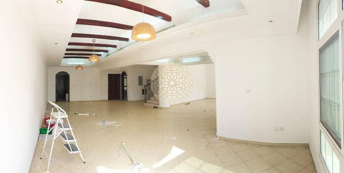 5 EXCELLENT VILLA WITH 5 MASTER BEDROOM AND KITCHEN INSIDE AND OUTSIDE FOR RENT IN KHALIFA CITY A