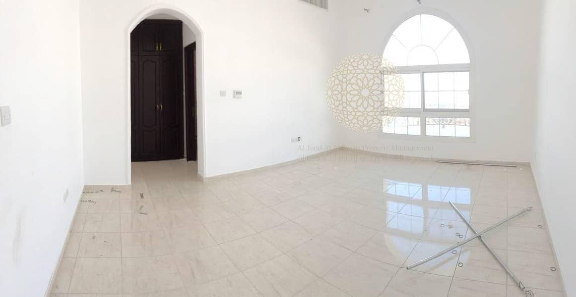12 EXCELLENT VILLA WITH 5 MASTER BEDROOM AND KITCHEN INSIDE AND OUTSIDE FOR RENT IN KHALIFA CITY A