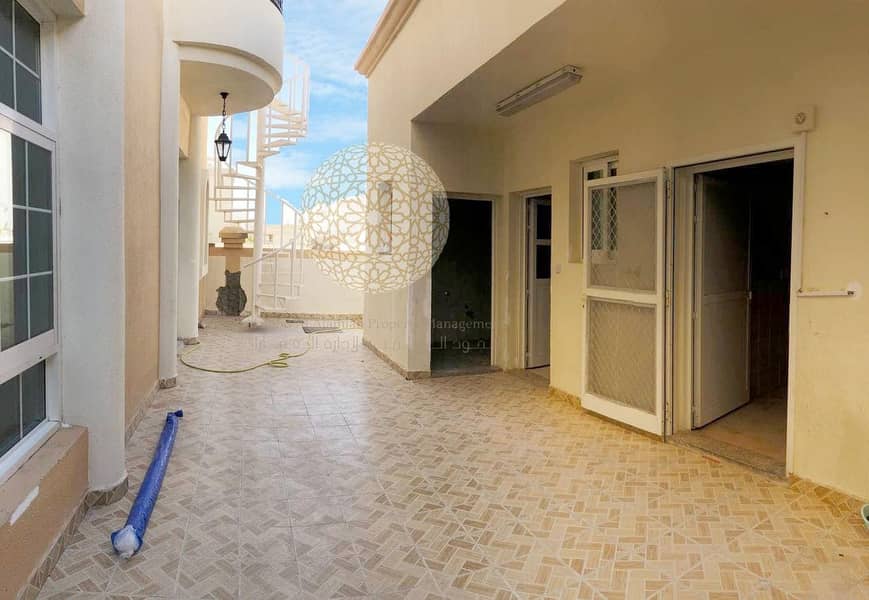 20 EXCELLENT VILLA WITH 5 MASTER BEDROOM AND KITCHEN INSIDE AND OUTSIDE FOR RENT IN KHALIFA CITY A