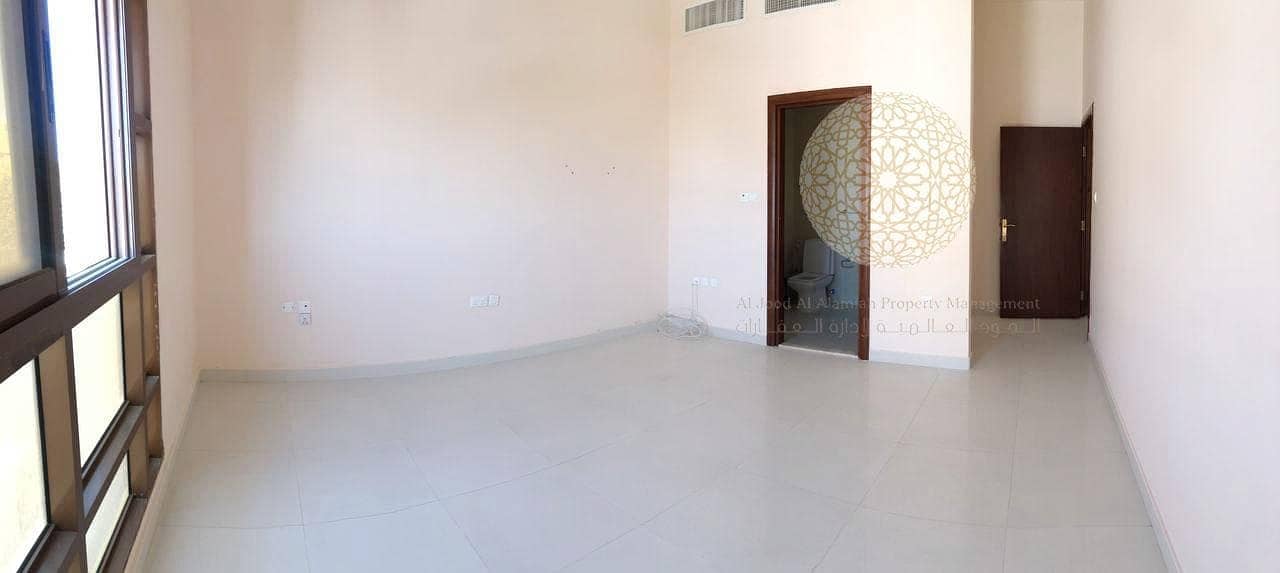 15 GREAT FINISHING SEMI INDEPENDENT VILLA WITH 6 MASTER BEDROOM AND MAID ROOM FOR RENT IN KHALIFA CITY A