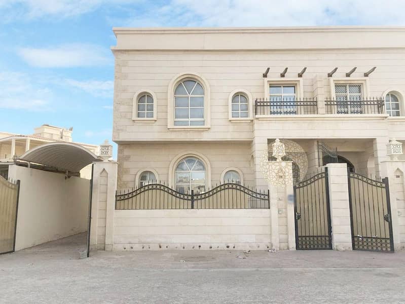 2 FANTASTIC 3 BEDROOM SEMI INDEPENDENT VILLA WITH MAID ROOM FOR RENT IN KHALIFA CITY A