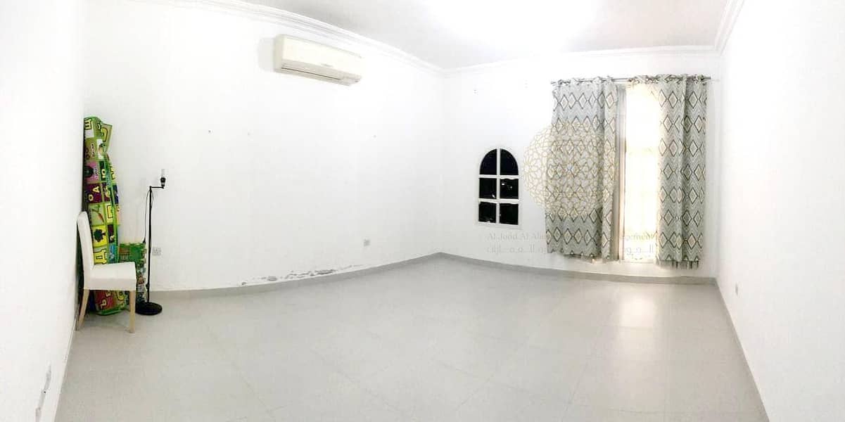 12 FANTASTIC 3 BEDROOM SEMI INDEPENDENT VILLA WITH MAID ROOM FOR RENT IN KHALIFA CITY A
