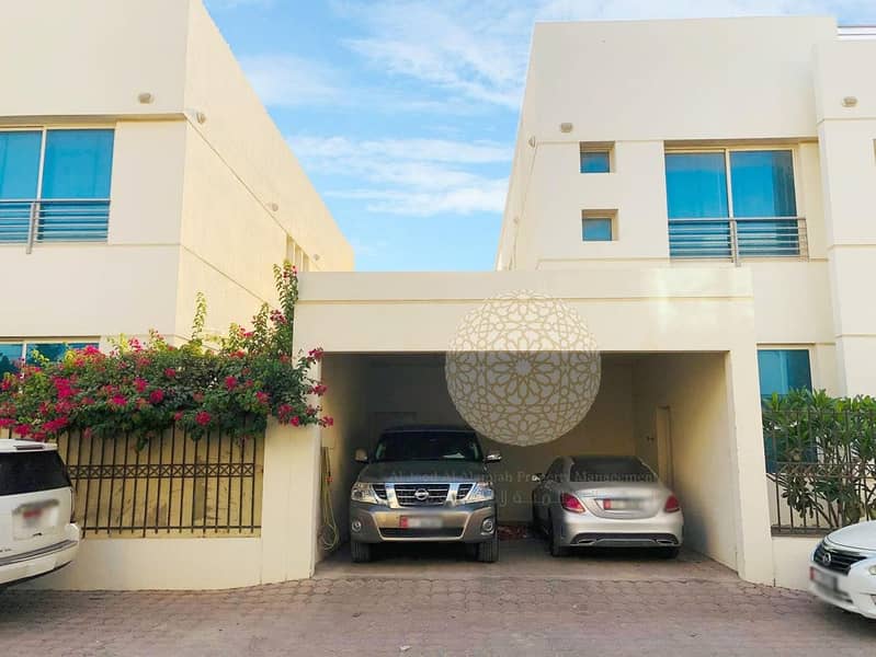 5 PREMIUM QUALITY 5 MASTER BEDROOM COMPOUND VILLA WITH SWIMMING POOL AND DRIVER ROOM FOR RENT IN MOHAMMED BIN ZAYED CITY