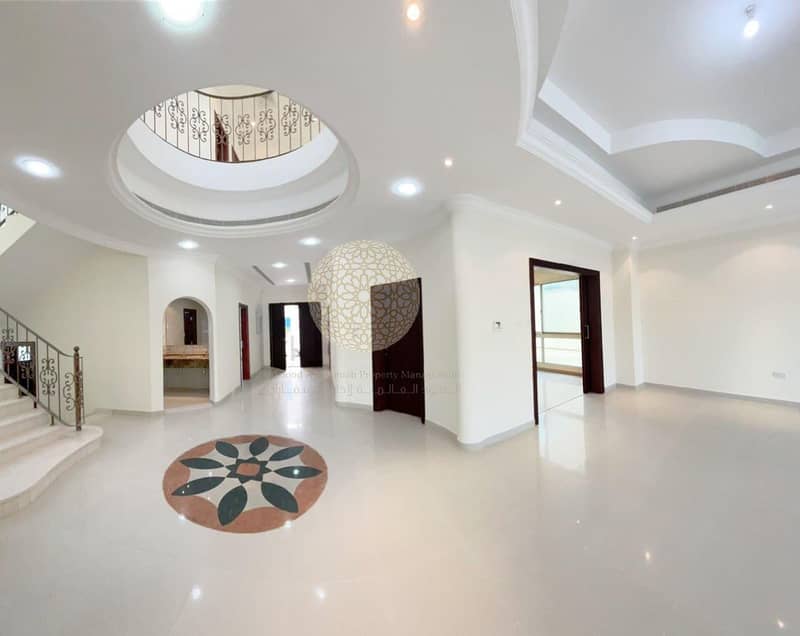 11 PREMIUM QUALITY 5 MASTER BEDROOM COMPOUND VILLA WITH SWIMMING POOL AND DRIVER ROOM FOR RENT IN MOHAMMED BIN ZAYED CITY
