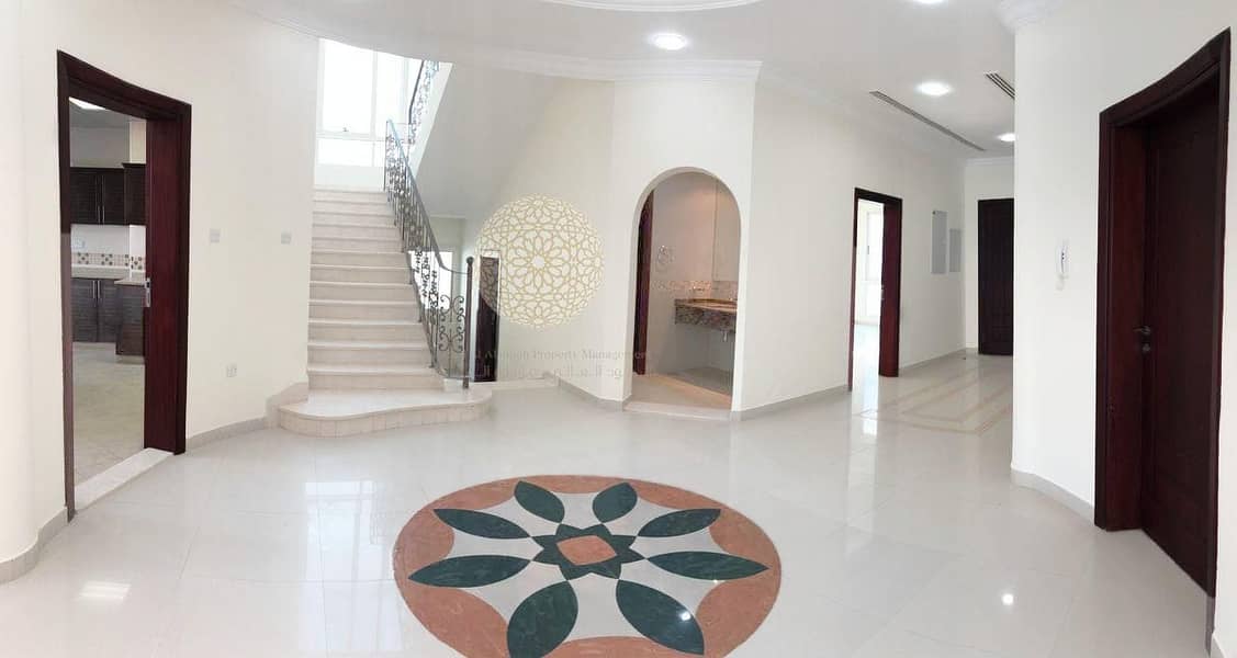 13 PREMIUM QUALITY 5 MASTER BEDROOM COMPOUND VILLA WITH SWIMMING POOL AND DRIVER ROOM FOR RENT IN MOHAMMED BIN ZAYED CITY
