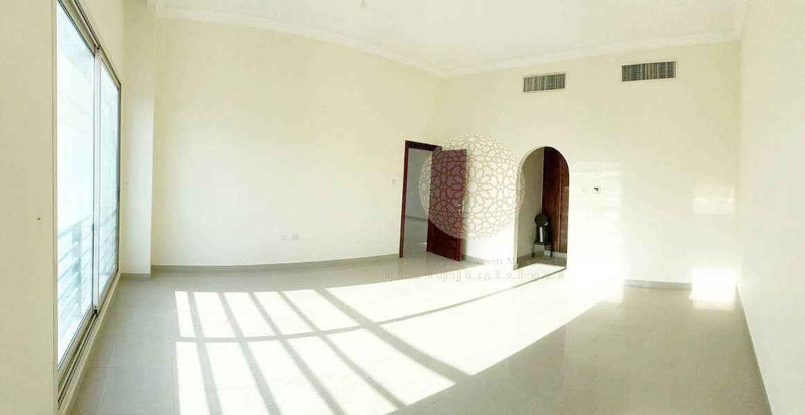 20 PREMIUM QUALITY 5 MASTER BEDROOM COMPOUND VILLA WITH SWIMMING POOL AND DRIVER ROOM FOR RENT IN MOHAMMED BIN ZAYED CITY