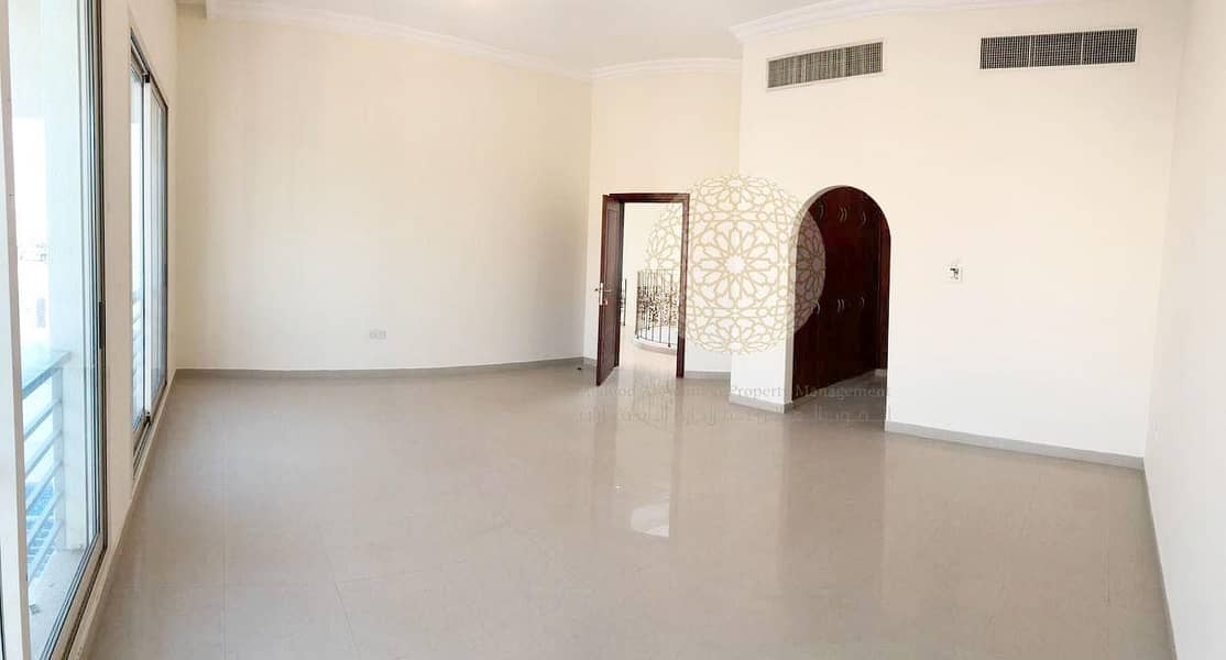 21 PREMIUM QUALITY 5 MASTER BEDROOM COMPOUND VILLA WITH SWIMMING POOL AND DRIVER ROOM FOR RENT IN MOHAMMED BIN ZAYED CITY