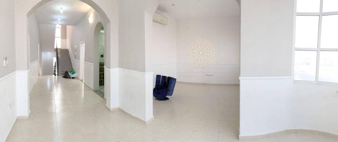 13 BIG DEAL!!  INDEPENDENT 4 MASTER BEDROOM VILLA WITH MAID ROOM FOR RENT IN KHALIFA CITY A