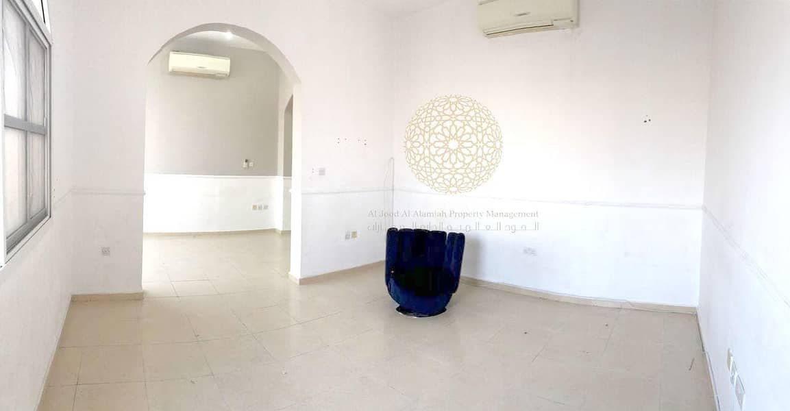 18 BIG DEAL!!  INDEPENDENT 4 MASTER BEDROOM VILLA WITH MAID ROOM FOR RENT IN KHALIFA CITY A