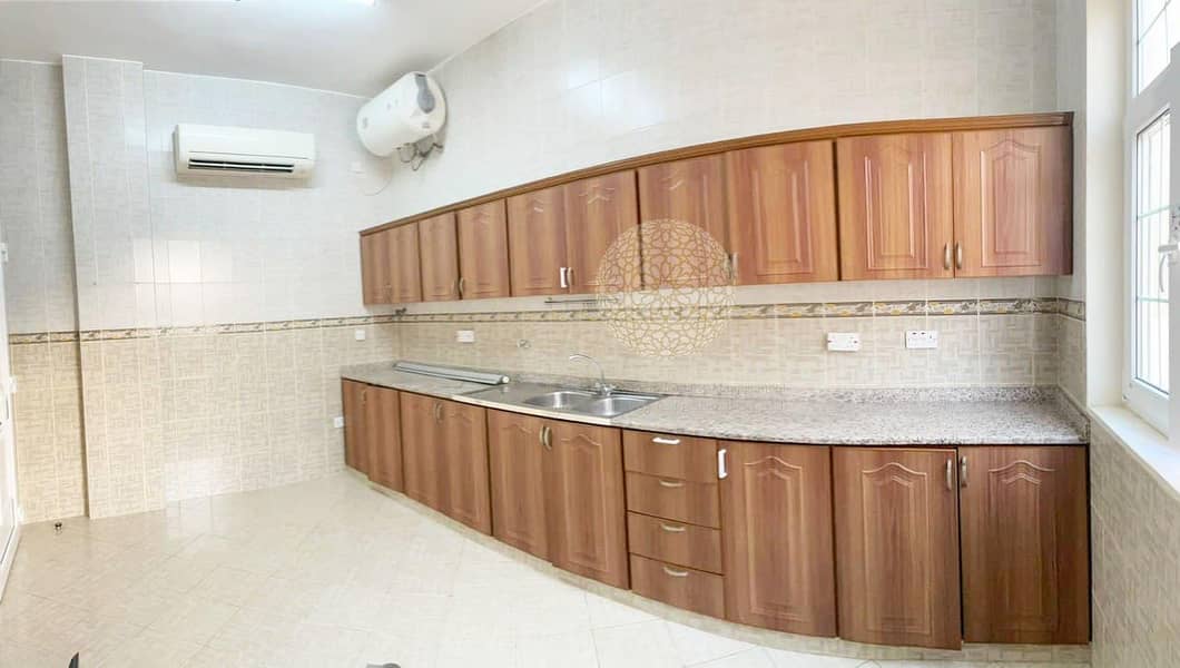 18 SHINING 3 MASTER BEDROOM COMPOUND VILLA WITH MAID ROOM FOR RENT IN KHALIFA CITY A