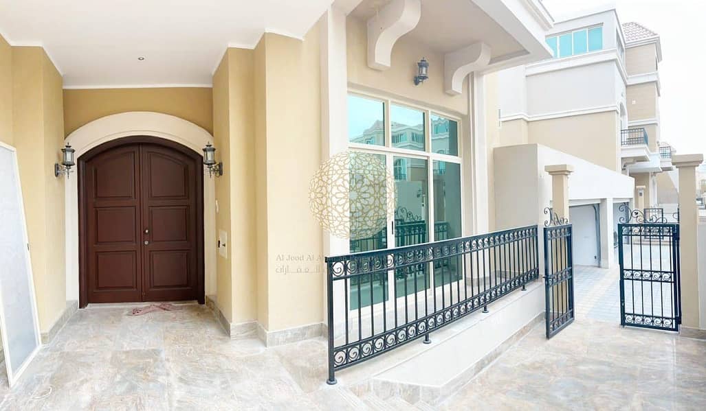 5 SUPER DELUXE 6 MASTER BEDROOM VILLA IN A LUXURY COMPOUND FOR RENT IN KHALIFA CITY A WITH DRIVER ROOM