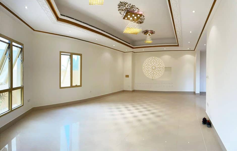 12 LUXURIOUS STONE FINISHING SEMI INDEPENDENT VILLA WITH 5 BEDROOM AND DRIVER ROOM FOR RENT IN MOHAMMED BIN ZAYED CITY