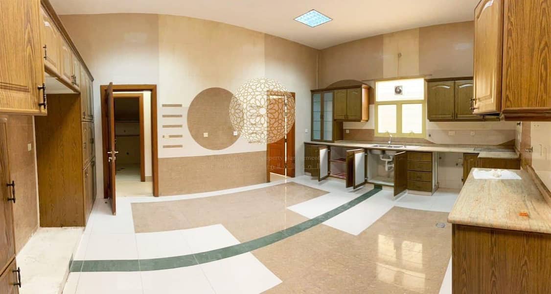 32 LUXURIOUS STONE FINISHING SEMI INDEPENDENT VILLA WITH 5 BEDROOM AND DRIVER ROOM FOR RENT IN MOHAMMED BIN ZAYED CITY
